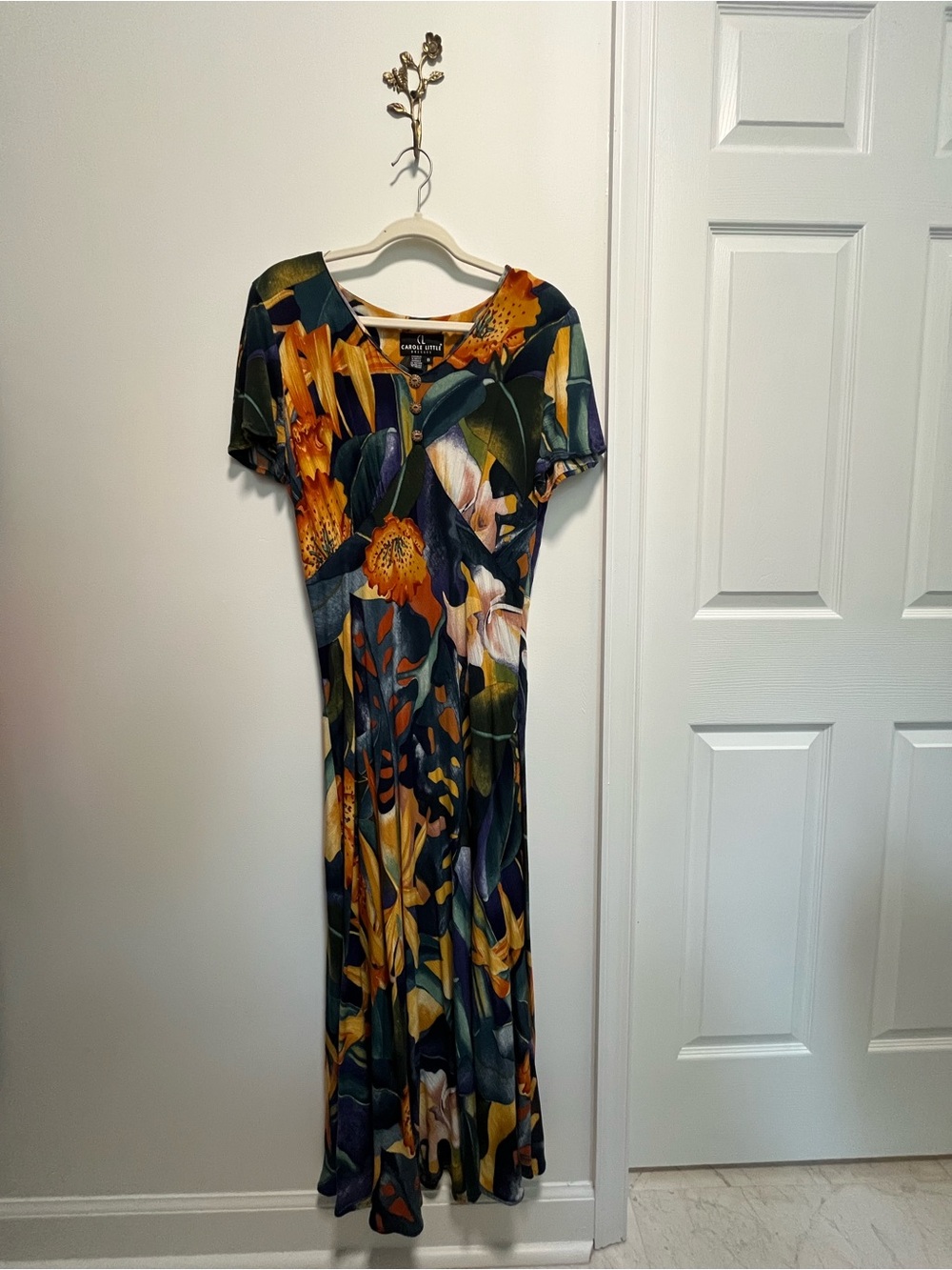 Vintage Carole Little Maxi Dress